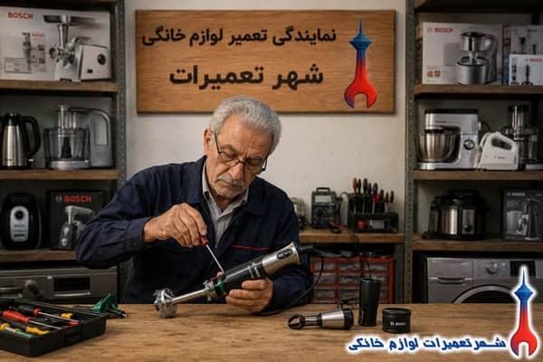 عیب‌یابی تخصصی گوشت کوب برقی بوش توسط تکنسین