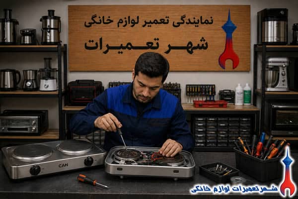 عیبیابی تخصصی اجاق برقی کن توسط تکنسین