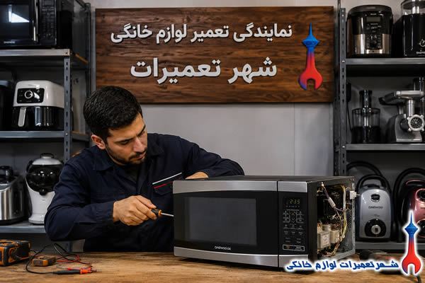 عیبیابی تخصصی ماکروفر دوو daewoo توسط تکنسین