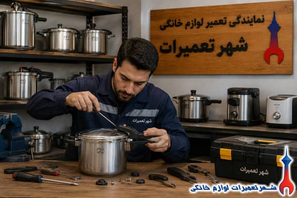 بررسی قطعات داخلی زودپز پارس استیل