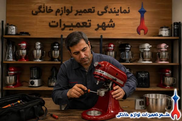 عیب یابی تخصصی همزن برقی کیچن اید توسط تکنسین