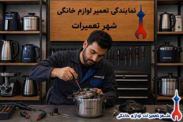تکنسین در حال بررسی زودپز کرکماز