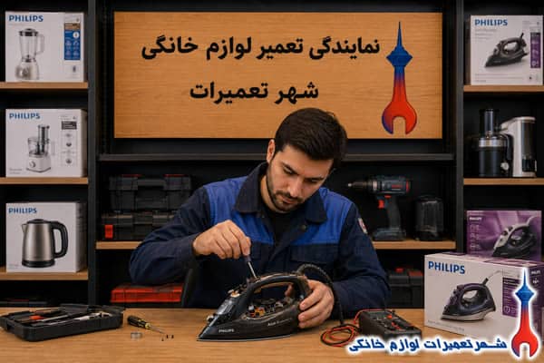 بررسی قطعات داخلی اتو بخار فیلیپس