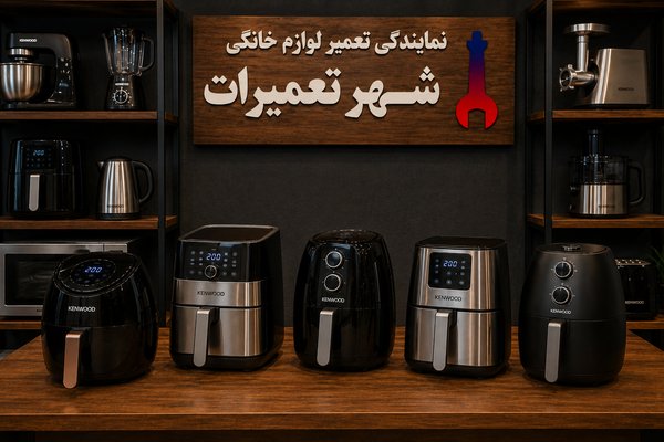 تصویری از هواپزهای کنوود Kenwood پس از عیب‌یابی و تعمیر توسط تکنسین‌های متخصص