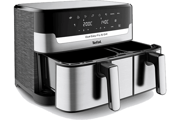 هواپز تفال Tefal در رنگ مشکی نقرهای