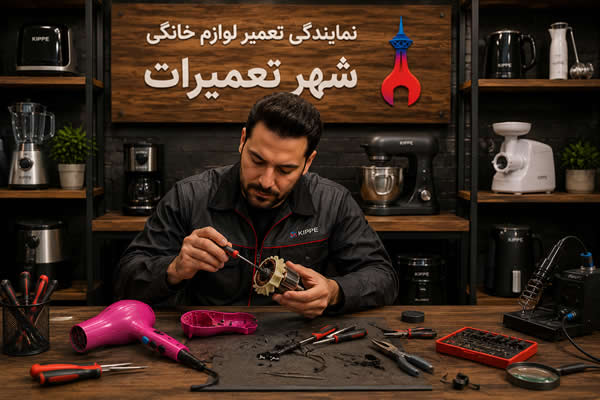 رفع انواع خرابی سشوار کیپه Kiepe با دقت توسط تکنسین