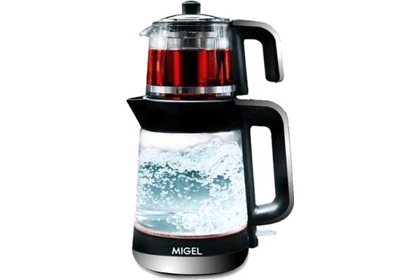 چای ساز و کتری برقی شیشه ای میگل Migel