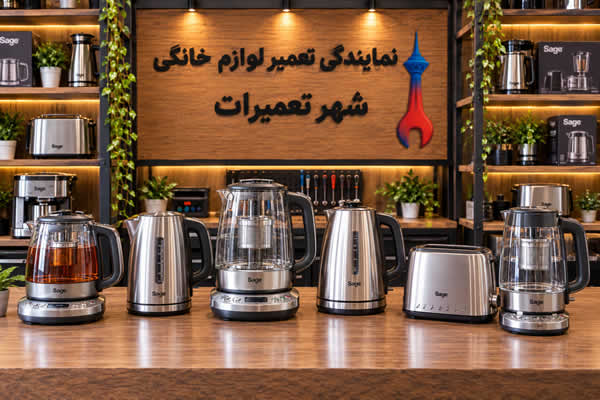 چای ساز و کتری برقی های تعمیر شده سیج Sage در مرکز خدمات شهر تعمیرات