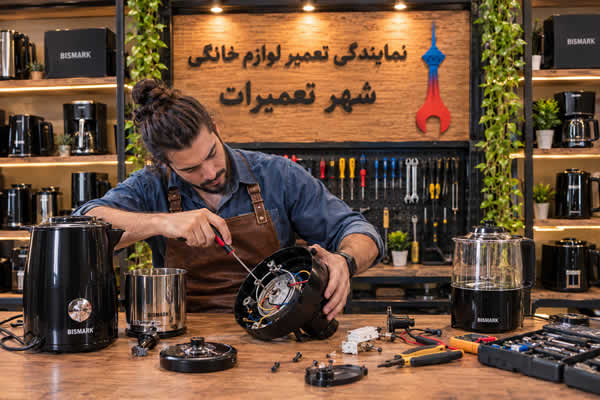 عیب یابی سماور برقی بیسمارک Bismark توسط تعمیرکار