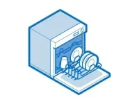 ماشین ظرفشویی برای شست‌وشوی ظروف